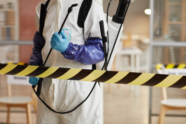 Professional Biohazard Cleanup technician working in Rockledge, FL